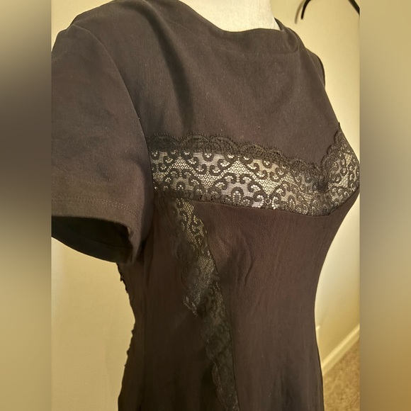 NWOT! FREE PEOPLE Cruz Mini Dress in Black - Picture 6 of 11